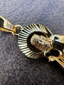 14k Gold Plated 925 Silver Saint St Lazarus Necklace Pendant 1"-2.75" San Lazaro 28 14k Gold Plated 925 Silver Saint St Lazarus Necklace Pendant 1"-2.75" San Lazaro -Harlem Bling Shop 14k gold plated 925 silver saint st lazarus necklace pendant 1 2.75 san lazaro 97732.1677782583