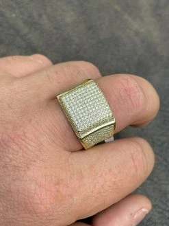 14k Gold Vermeil 925 Silver MOISSANITE Pass Diamond Tester Pinky RING Hip Hop 25 14k Gold Vermeil 925 Silver MOISSANITE Pass Diamond Tester Pinky RING Hip Hop -Harlem Bling Shop 14k gold vermeil 925 silver moissanite pass diamond tester pinky ring hip hop 38296.1664362687