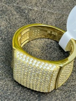 14k Gold Vermeil 925 Silver MOISSANITE Pass Diamond Tester Pinky RING Hip Hop 24 14k Gold Vermeil 925 Silver MOISSANITE Pass Diamond Tester Pinky RING Hip Hop -Harlem Bling Shop 14k gold vermeil 925 silver moissanite pass diamond tester pinky ring hip hop 90886.1664361293