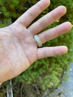 14K Gold Vermeil 925 Silver Real Iced Baguette Diamond Wedding Band Pinky Ring 18 14K Gold Vermeil 925 Silver Real Iced Baguette Diamond Wedding Band Pinky Ring -Harlem Bling Shop 14k gold vermeil 925 silver real iced baguette diamond wedding band pinky ring 33215.1664360616