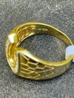 14k Gold Vermeil Lucky Horseshoe Ring Ice MOISSANITE - Pass Diamond Test Sz 6-13 25 14k Gold Vermeil Lucky Horseshoe Ring Ice MOISSANITE - Pass Diamond Test Sz 6-13 -Harlem Bling Shop 14k gold vermeil lucky horseshoe ring ice moissanite pass diamond test sz 6 13 76123.1664357674