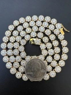 14k Gold Vermeil Silver Real MOISSANITE Hip Hop Cluster Tennis Chain Necklace 20 14k Gold Vermeil Silver Real MOISSANITE Hip Hop Cluster Tennis Chain Necklace -Harlem Bling Shop 14k gold vermeil silver real moissanite hip hop cluster tennis chain necklace 25190.1664299914