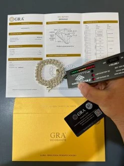 14k Gold Vermeil Silver Real MOISSANITE Hip Hop Cluster Tennis Chain Necklace 17 14k Gold Vermeil Silver Real MOISSANITE Hip Hop Cluster Tennis Chain Necklace -Harlem Bling Shop 14k gold vermeil silver real moissanite hip hop cluster tennis chain necklace 49175.1664300284