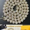 14k Gold Vermeil Silver Real MOISSANITE Hip Hop Cluster Tennis Chain Necklace 2 14k Gold Vermeil Silver Real MOISSANITE Hip Hop Cluster Tennis Chain Necklace -Harlem Bling Shop 14k gold vermeil silver real moissanite hip hop cluster tennis chain necklace 49458.1664300194