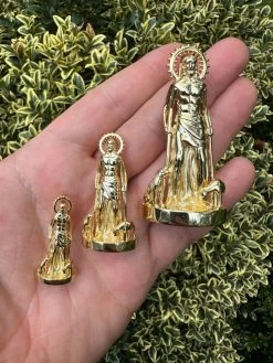 3D Real 14K Gold Vermeil 925 Silver Saint St Lazarus Necklace Pendant San Lazaro -Harlem Bling Shop 3d real 14k gold vermeil 925 silver saint st lazarus necklace pendant san lazaro 00327.1697250830