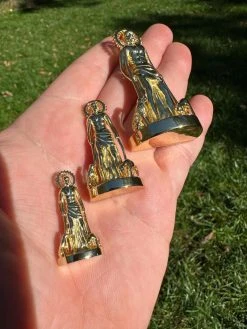 3D Real 14K Gold Vermeil 925 Silver Saint St Lazarus Necklace Pendant San Lazaro -Harlem Bling Shop 3d real 14k gold vermeil 925 silver saint st lazarus necklace pendant san lazaro 28968.1697250846