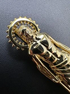 3D Real 14K Gold Vermeil 925 Silver Saint St Lazarus Necklace Pendant San Lazaro -Harlem Bling Shop 3d real 14k gold vermeil 925 silver saint st lazarus necklace pendant san lazaro 30223.1697250862