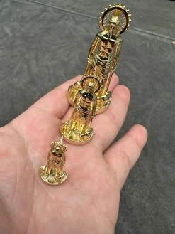 3D Real 14K Gold Vermeil 925 Silver Saint St Lazarus Necklace Pendant San Lazaro -Harlem Bling Shop 3d real 14k gold vermeil 925 silver saint st lazarus necklace pendant san lazaro 34267.1697250872