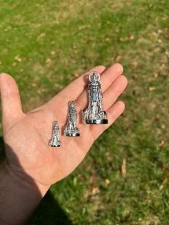 3D Real Solid 925 Silver Saint St Lazarus Necklace Pendant Plain San Lazaro 33 3D Real Solid 925 Silver Saint St Lazarus Necklace Pendant Plain San Lazaro -Harlem Bling Shop 3d real solid 925 silver saint st lazarus necklace pendant plain san lazaro 16423.1697250884