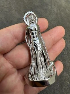 3D Real Solid 925 Silver Saint St Lazarus Necklace Pendant Plain San Lazaro 24 3D Real Solid 925 Silver Saint St Lazarus Necklace Pendant Plain San Lazaro -Harlem Bling Shop 3d real solid 925 silver saint st lazarus necklace pendant plain san lazaro 40107.1697250856