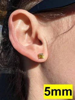 Canary Yellow Moissanite Screwback Stud Earrings 14k Gold Vermeil 925 Silver 3-8mm Diamond Tester 25 Canary Yellow Moissanite Screwback Stud Earrings 14k Gold Vermeil 925 Silver 3-8mm Diamond Tester -Harlem Bling Shop canary yellow moissanite screwback stud earrings 14k gold vermeil 925 silver 3 8mm diamond tester 55348.1676485208