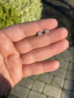 0.2ct REAL Natural VS G Diamond Mens Ladies Earrings Iced Small 5mm Square Studs 21 0.2ct REAL Natural VS G Diamond Mens Ladies Earrings Iced Small 5mm Square Studs -Harlem Bling Shop harlembling 0.2ct real natural vs g diamond mens ladies earrings iced small 5mm square studs 37618.1664399065