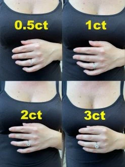 0.5-4ct Real Moissanite Engagement Promise Ring Passes Diamond Tester 925 Silver -Harlem Bling Shop harlembling 0.5 4ct real moissanite engagement promise ring passes diamond tester 925 silver 15139.1665670617