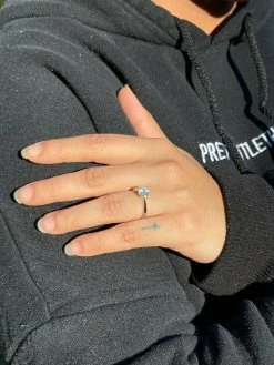 0.5-4ct Real Moissanite Engagement Promise Ring Passes Diamond Tester 925 Silver -Harlem Bling Shop harlembling 0.5 4ct real moissanite engagement promise ring passes diamond tester 925 silver 59598.1664391000