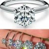 0.5-4ct Real Moissanite Engagement Promise Ring Passes Diamond Tester 925 Silver -Harlem Bling Shop harlembling 0.5 4ct real moissanite engagement promise ring passes diamond tester 925 silver 78010.1664377926