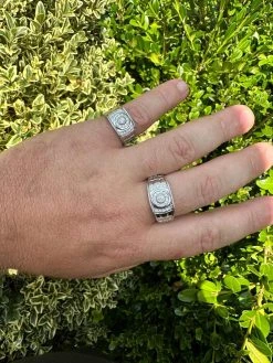 0.5ct Moissanite Men's Real Solid 925 Silver Ring Passes Tester Iced Sizes 6-13 -Harlem Bling Shop harlembling 0.5ct moissanite mens real solid 925 silver ring passes tester iced sizes 6 13 45896.1691108892