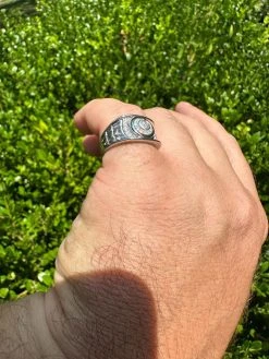 0.5ct Moissanite Men's Real Solid 925 Silver Ring Passes Tester Iced Sizes 6-13 -Harlem Bling Shop harlembling 0.5ct moissanite mens real solid 925 silver ring passes tester iced sizes 6 13 60829.1691108889