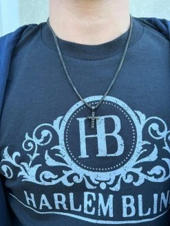 1" Black MOISSANITE Real 925 Silver Iced Cross Pendant Passes Diamond Tester 13 1" Black MOISSANITE Real 925 Silver Iced Cross Pendant Passes Diamond Tester -Harlem Bling Shop harlembling 1 black moissanite real 925 silver iced cross pendant passes diamond tester 04114.1670514761