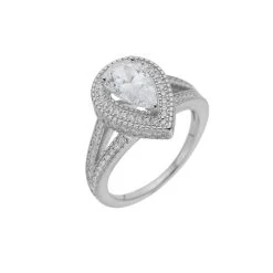 1.6-3ct Real Moissanite Halo Pear Tear Drop Engagement Promise Ring 925 Silver 17 1.6-3ct Real Moissanite Halo Pear Tear Drop Engagement Promise Ring 925 Silver -Harlem Bling Shop harlembling 1.6 3ct real moissanite halo pear tear drop engagement promise ring 925 silver 66480.1664299781