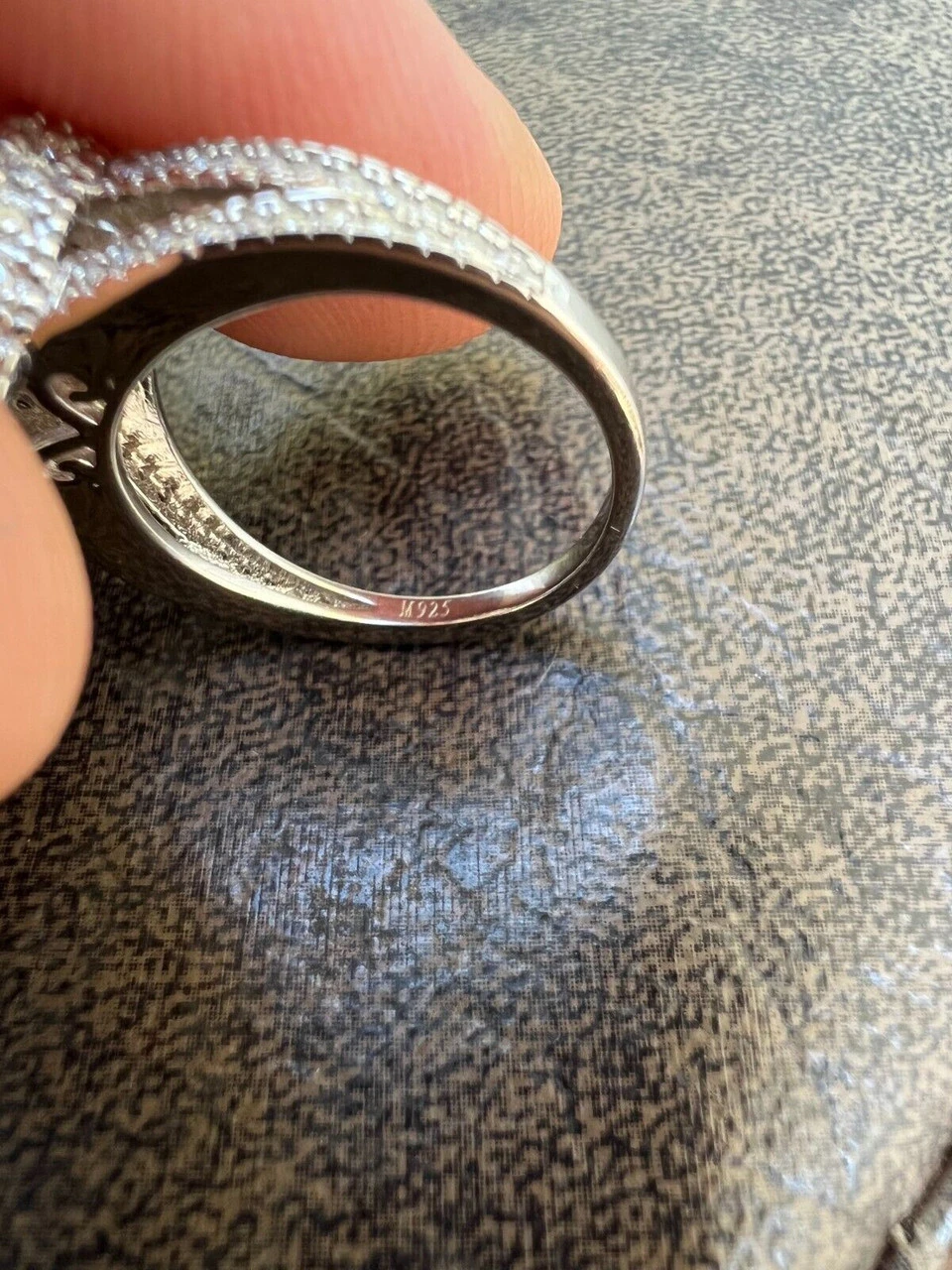 1.6-3ct Real Moissanite Halo Pear Tear Drop Engagement Promise Ring 925 Silver 14 1.6-3ct Real Moissanite Halo Pear Tear Drop Engagement Promise Ring 925 Silver - Image 12