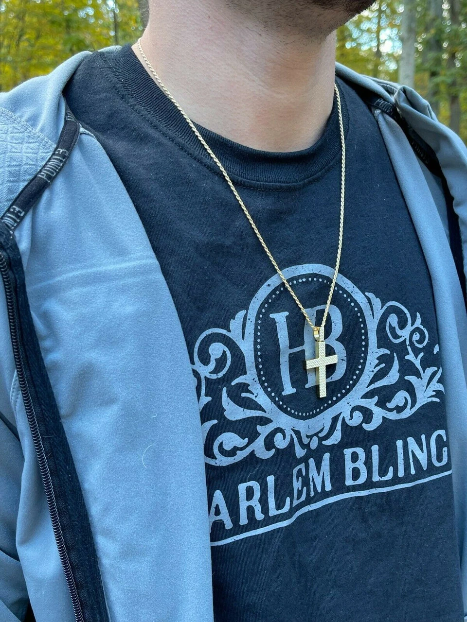 1.7ct MOISSANITE Cross Pendant Iced Hip Hop Out Necklace Real 925 Silver / Gold 11 1.7ct MOISSANITE Cross Pendant Iced Hip Hop Out Necklace Real 925 Silver / Gold - Image 9