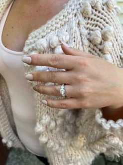 1.7ct Real Moissanite Promise Engagement Ring 925 Silver Three Stone VVS D Color -Harlem Bling Shop harlembling 1.7ct real moissanite promise engagement ring 925 silver three stone vvs d color 51900.1664543959