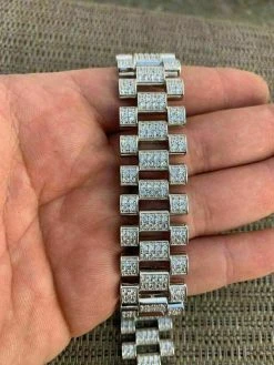 10ct MOISSANITE 20mm Men Iced Presidential Bracelet 925 Silver Pass Diamond Test 19 10ct MOISSANITE 20mm Men Iced Presidential Bracelet 925 Silver Pass Diamond Test -Harlem Bling Shop harlembling 10ct moissanite 20mm men iced presidential bracelet 925 silver pass diamond test 23296.1664379681