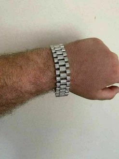 10ct MOISSANITE 20mm Men Iced Presidential Bracelet 925 Silver Pass Diamond Test 24 10ct MOISSANITE 20mm Men Iced Presidential Bracelet 925 Silver Pass Diamond Test -Harlem Bling Shop harlembling 10ct moissanite 20mm men iced presidential bracelet 925 silver pass diamond test 25777.1664373116