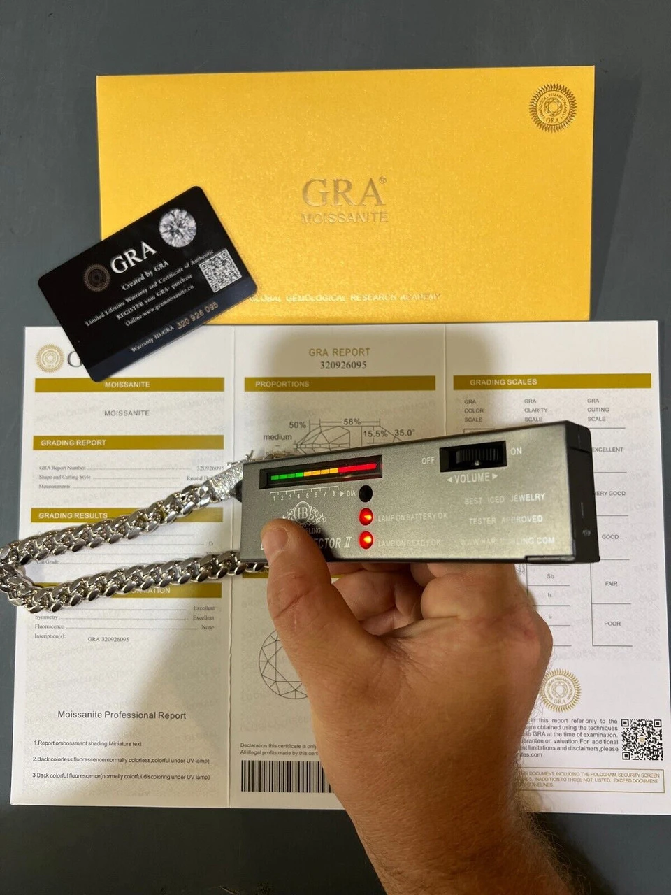 12mm Miami Cuban Link Chain Necklace Bracelet Solid 925 Silver MOISSANITE Clasp 5 12mm Miami Cuban Link Chain Necklace Bracelet Solid 925 Silver MOISSANITE Clasp - Image 3