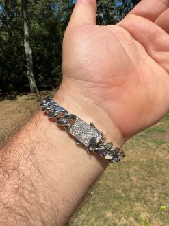 12mm Miami Cuban Link Chain Necklace Bracelet Solid 925 Silver MOISSANITE Clasp 23 12mm Miami Cuban Link Chain Necklace Bracelet Solid 925 Silver MOISSANITE Clasp -Harlem Bling Shop harlembling 12mm miami cuban link chain necklace bracelet solid 925 silver moissanite clasp 88907.1664300544