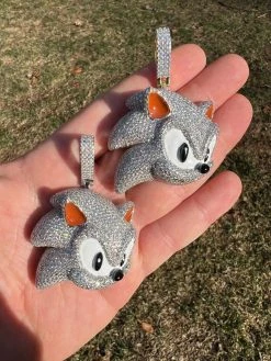 13.5ct MOISSANITE 925 Silver / Gold Plated Iced Large Sonic The Hedgehog Necklace Pendant 28 13.5ct MOISSANITE 925 Silver / Gold Plated Iced Large Sonic The Hedgehog Necklace Pendant -Harlem Bling Shop harlembling 13.5ct moissanite 925 silver gold plated iced large sonic the hedgehog necklace pendant 08132.1675187704