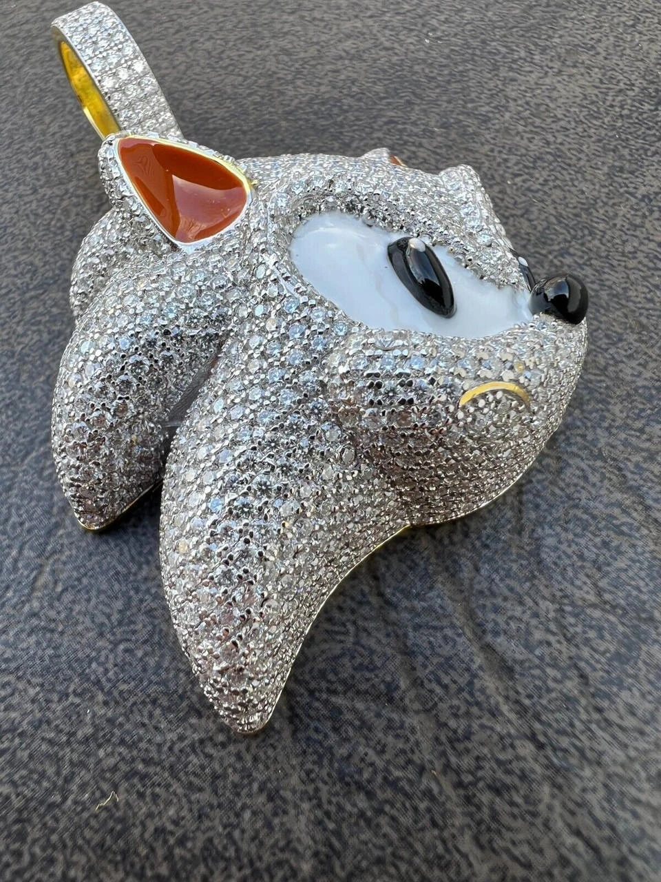 13.5ct MOISSANITE 925 Silver / Gold Plated Iced Large Sonic The Hedgehog Necklace Pendant 13 13.5ct MOISSANITE 925 Silver / Gold Plated Iced Large Sonic The Hedgehog Necklace Pendant - Image 11