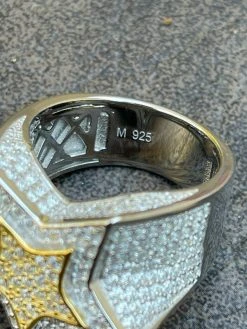 14k Gold & 925 Silver Iced Hip Hop STAR Pinky RING MOISSANITE Pass Diamond Test 24 14k Gold & 925 Silver Iced Hip Hop STAR Pinky RING MOISSANITE Pass Diamond Test -Harlem Bling Shop harlembling 14k gold and 925 silver iced hip hop star pinky ring moissanite pass diamond test 18485.1664356726