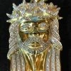 14k Gold Finish .925 Silver 2.3ct Simulated Diamond Jesus Piece Pendant 1"x2" 2 14k Gold Finish .925 Silver 2.3ct Simulated Diamond Jesus Piece Pendant 1"x2" -Harlem Bling Shop harlembling 14k gold finish .925 silver 2.3ct simulated diamond jesus piece pendant 1x2 93858.1664390324
