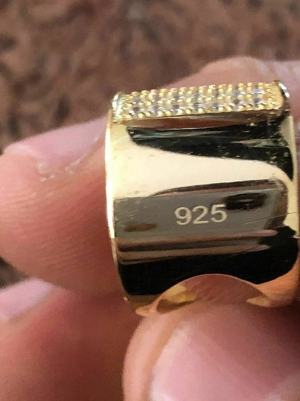 14k Gold Over Solid 925 Silver Mens Large Cross 5ct Diamonds 3.25” BIG Hip Hop 5 14k Gold Over Solid 925 Silver Mens Large Cross 5ct Diamonds 3.25” BIG Hip Hop - Image 3