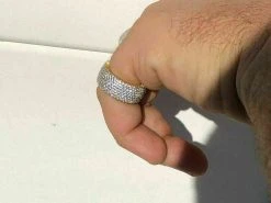 14k Gold Over Solid 925 Silver Real Icy Eternity Band Wedding Hip Hop Pinky Ring 15 14k Gold Over Solid 925 Silver Real Icy Eternity Band Wedding Hip Hop Pinky Ring -Harlem Bling Shop harlembling 14k gold over solid 925 silver real icy eternity band wedding hip hop pinky ring 21480.1664389177