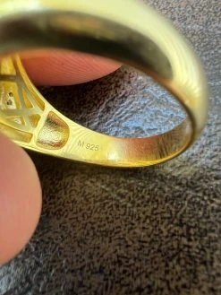 14k Gold Plated 925 Silver Hip Hop Iced Moissanite Pinky Ring Pass Diamond Test -Harlem Bling Shop harlembling 14k gold plated 925 silver hip hop iced moissanite pinky ring pass diamond test 56974.1664300717