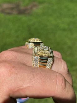 14k Gold Vermeil 925 Silver Men's Hip Hop Iced Moissanite Ring Pass Diamond Test 16 14k Gold Vermeil 925 Silver Men's Hip Hop Iced Moissanite Ring Pass Diamond Test -Harlem Bling Shop harlembling 14k gold vermeil 925 silver mens hip hop iced moissanite ring pass diamond test 35872.1664383350