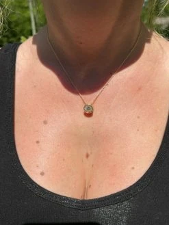 14k Gold Vermeil Moissanite Solitaire Pendant Necklace GRA Passes Diamond Tester 23 14k Gold Vermeil Moissanite Solitaire Pendant Necklace GRA Passes Diamond Tester -Harlem Bling Shop harlembling 14k gold vermeil moissanite solitaire pendant necklace gra passes diamond tester 42192.1664360548