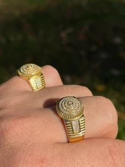 14k Gold Vermeil Out Hip Hop Iced Moissanite Ring REAL Stone Pass Diamond Tester 17 14k Gold Vermeil Out Hip Hop Iced Moissanite Ring REAL Stone Pass Diamond Tester -Harlem Bling Shop harlembling 14k gold vermeil out hip hop iced moissanite ring real stone pass diamond tester 62501.1664356512