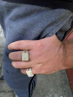 14k Gold Vermeil Real 925 Silver Ring Iced Baguette Diamond Hip Hop Size 6-13 17 14k Gold Vermeil Real 925 Silver Ring Iced Baguette Diamond Hip Hop Size 6-13 -Harlem Bling Shop harlembling 14k gold vermeil real 925 silver ring iced baguette diamond hip hop size 6 13 28131.1664398022