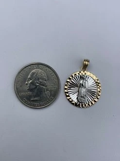 14k Yellow Gold Over 925 Sterling Silver Virgin Mary Guadalupe Medallion Pendant 13 14k Yellow Gold Over 925 Sterling Silver Virgin Mary Guadalupe Medallion Pendant -Harlem Bling Shop harlembling 14k yellow gold over 925 sterling silver virgin mary guadalupe medallion pendant 74332.1664391388