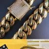 18mm KILO Miami Cuban Chain Bracelet 14k Gold Plated Stainless MOISSANITE Clasp 1 18mm KILO Miami Cuban Chain Bracelet 14k Gold Plated Stainless MOISSANITE Clasp -Harlem Bling Shop harlembling 18mm kilo miami cuban chain bracelet 14k gold plated stainless moissanite clasp 34187.1667572871