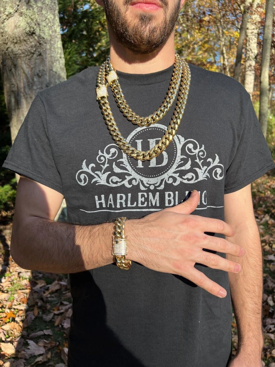 18mm KILO Miami Cuban Chain Bracelet 14k Gold Plated Stainless MOISSANITE Clasp 9 18mm KILO Miami Cuban Chain Bracelet 14k Gold Plated Stainless MOISSANITE Clasp - Image 7