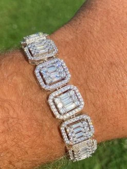 25ct Baguette MOISSANITE Real 925 Silver 15mm Square Bracelet Pass Diamond Test 21 25ct Baguette MOISSANITE Real 925 Silver 15mm Square Bracelet Pass Diamond Test -Harlem Bling Shop harlembling 25ct baguette moissanite real 925 silver 15mm square bracelet pass diamond test 77361.1669562886