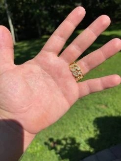 2ct MOISSANITE Miami Cuban Ring 14k Gold Vermeil Passes Diamond Tester Real Iced 25 2ct MOISSANITE Miami Cuban Ring 14k Gold Vermeil Passes Diamond Tester Real Iced -Harlem Bling Shop harlembling 2ct moissanite miami cuban ring 14k gold vermeil passes diamond tester real iced 51841.1665671335