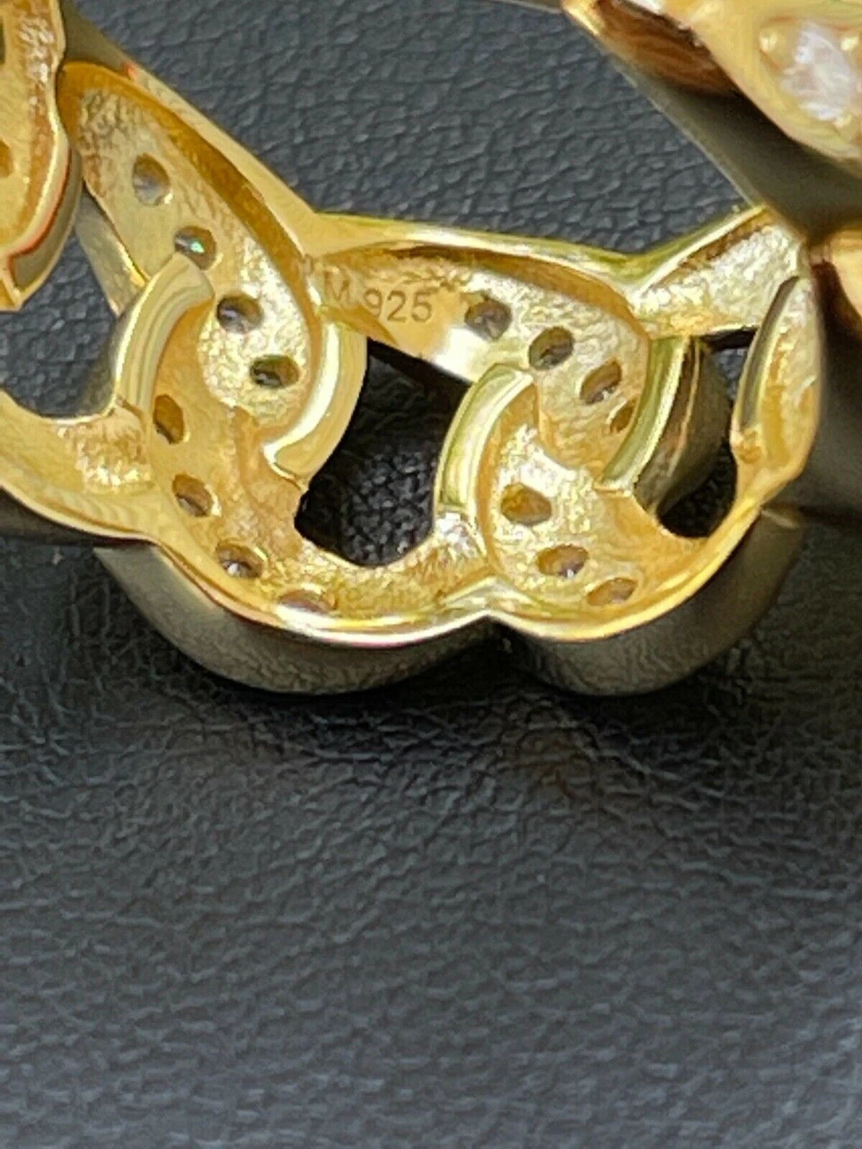 2ct MOISSANITE Miami Cuban Ring 14k Gold Vermeil Passes Diamond Tester Real Iced 13 2ct MOISSANITE Miami Cuban Ring 14k Gold Vermeil Passes Diamond Tester Real Iced - Image 11