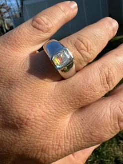 3ct MOISSANITE Emerald Cut Big Solitaire Men's Real Solid 925 Silver Ring Pinky 32 3ct MOISSANITE Emerald Cut Big Solitaire Men's Real Solid 925 Silver Ring Pinky -Harlem Bling Shop harlembling 3ct moissanite emerald cut big solitaire mens real solid 925 silver ring pinky 36139.1704353308