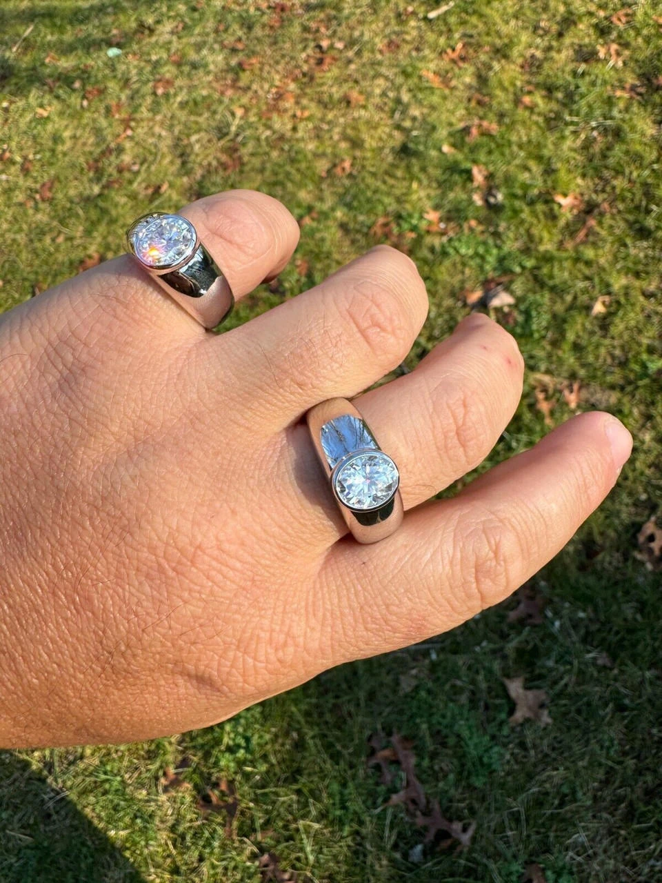 3ct MOISSANITE Oval Cut Big Solitaire Men's Real Solid 925 Silver Ring Pinky 15 3ct MOISSANITE Oval Cut Big Solitaire Men's Real Solid 925 Silver Ring Pinky - Image 13