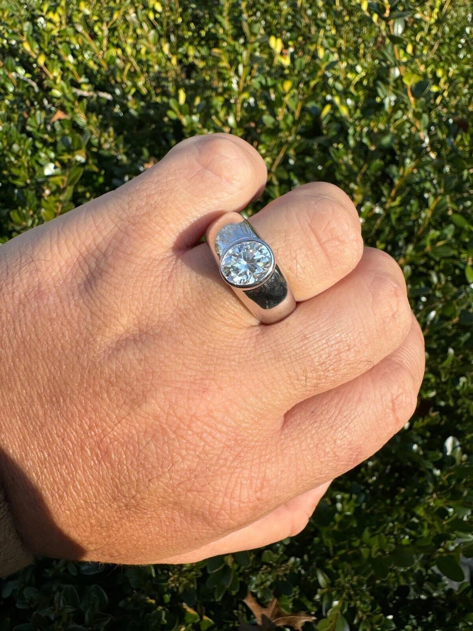 3ct MOISSANITE Oval Cut Big Solitaire Men's Real Solid 925 Silver Ring Pinky 21 3ct MOISSANITE Oval Cut Big Solitaire Men's Real Solid 925 Silver Ring Pinky - Image 19